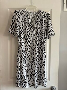 Dalmatian print dress